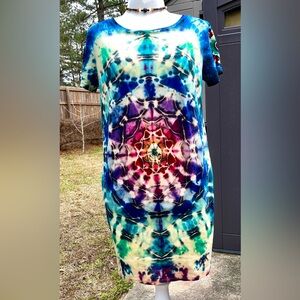 Ava & Viv reworked mandala tie dye hand dyed size X